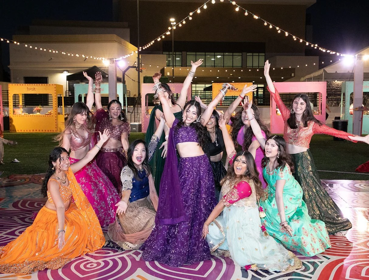 Avani & Abhi — together with family