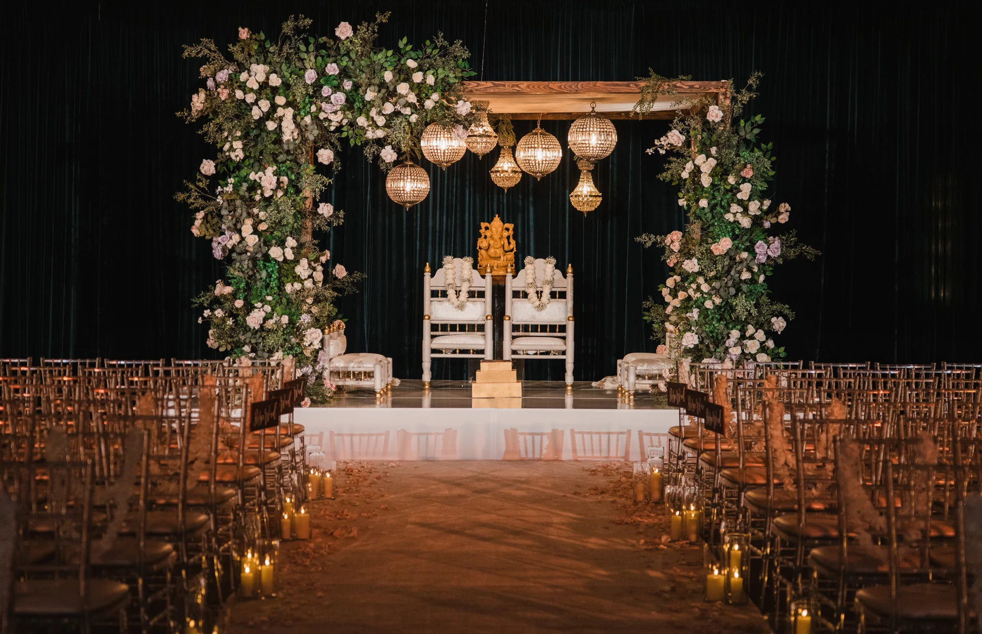 Niyati & Love — the ceremony setting