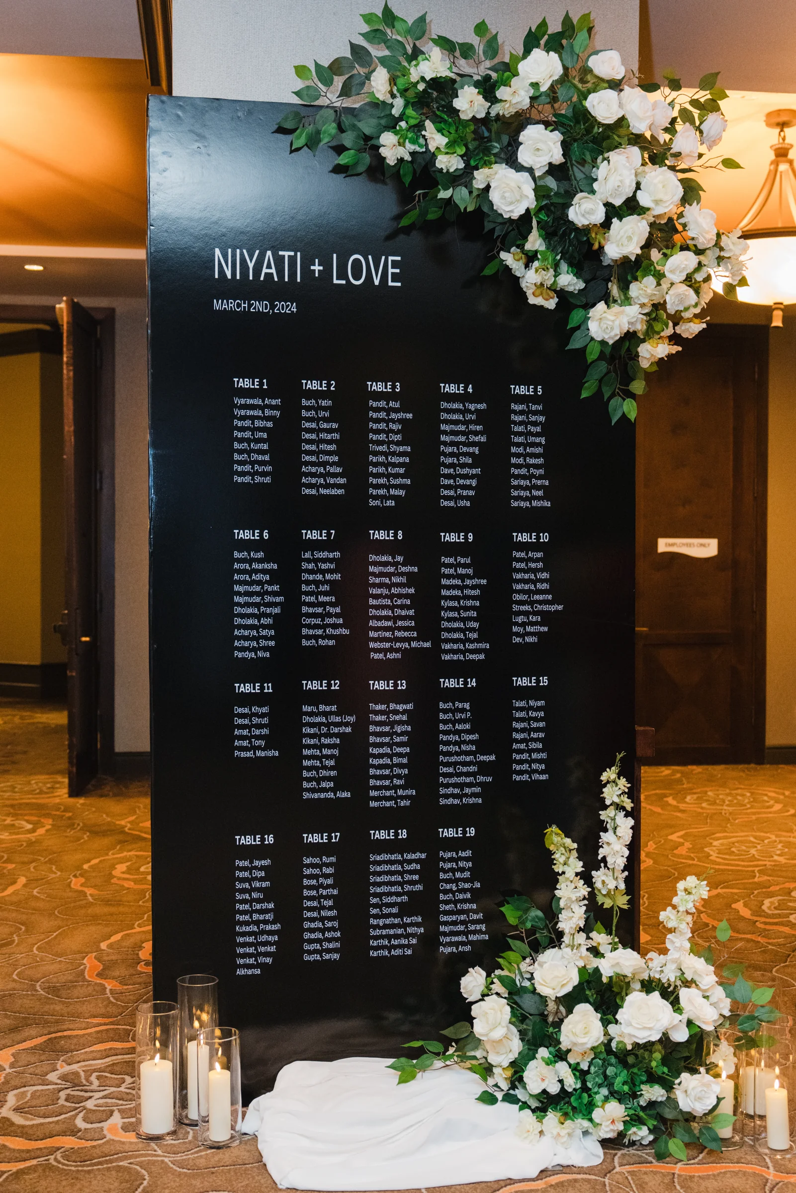 Niyati & Love — reception design
