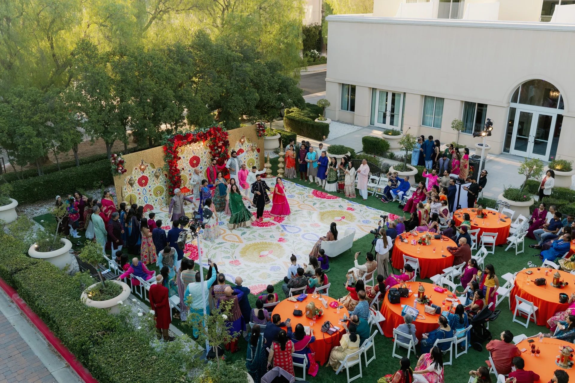 Mahima & Sarang — sangeet design