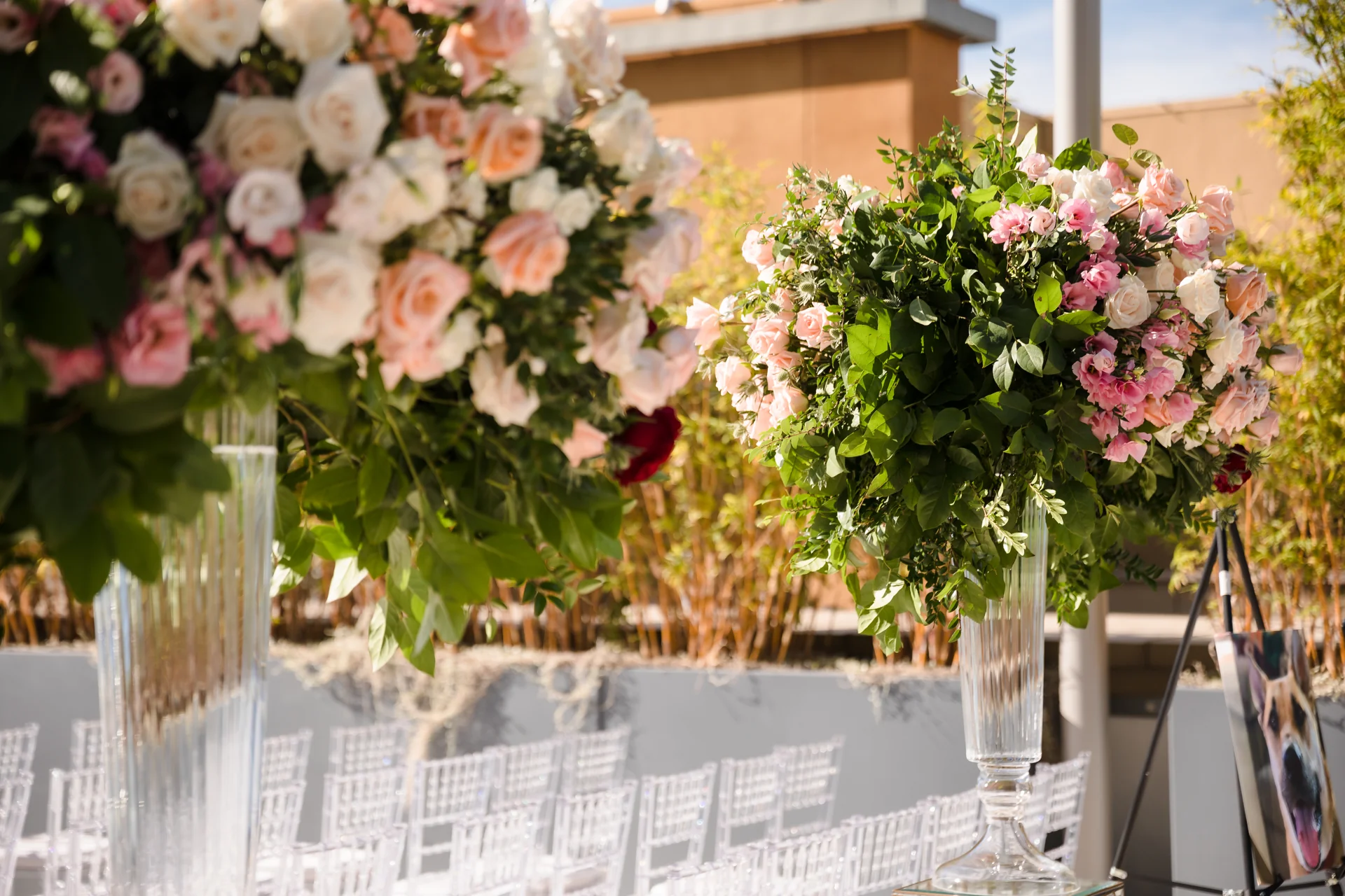 Natasha & Anish — the ceremony setting