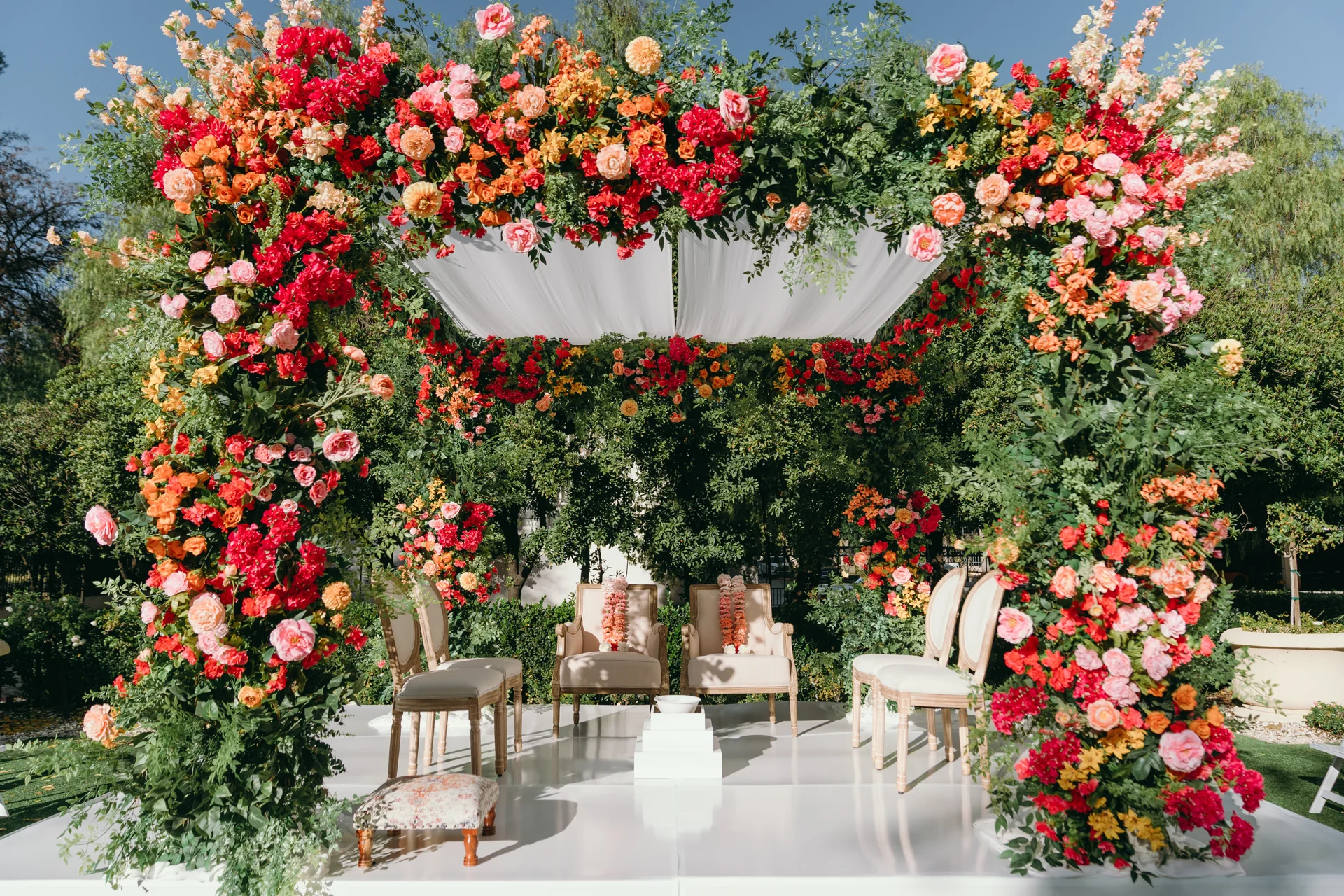 Priyanka & Mohit — the ceremony setting