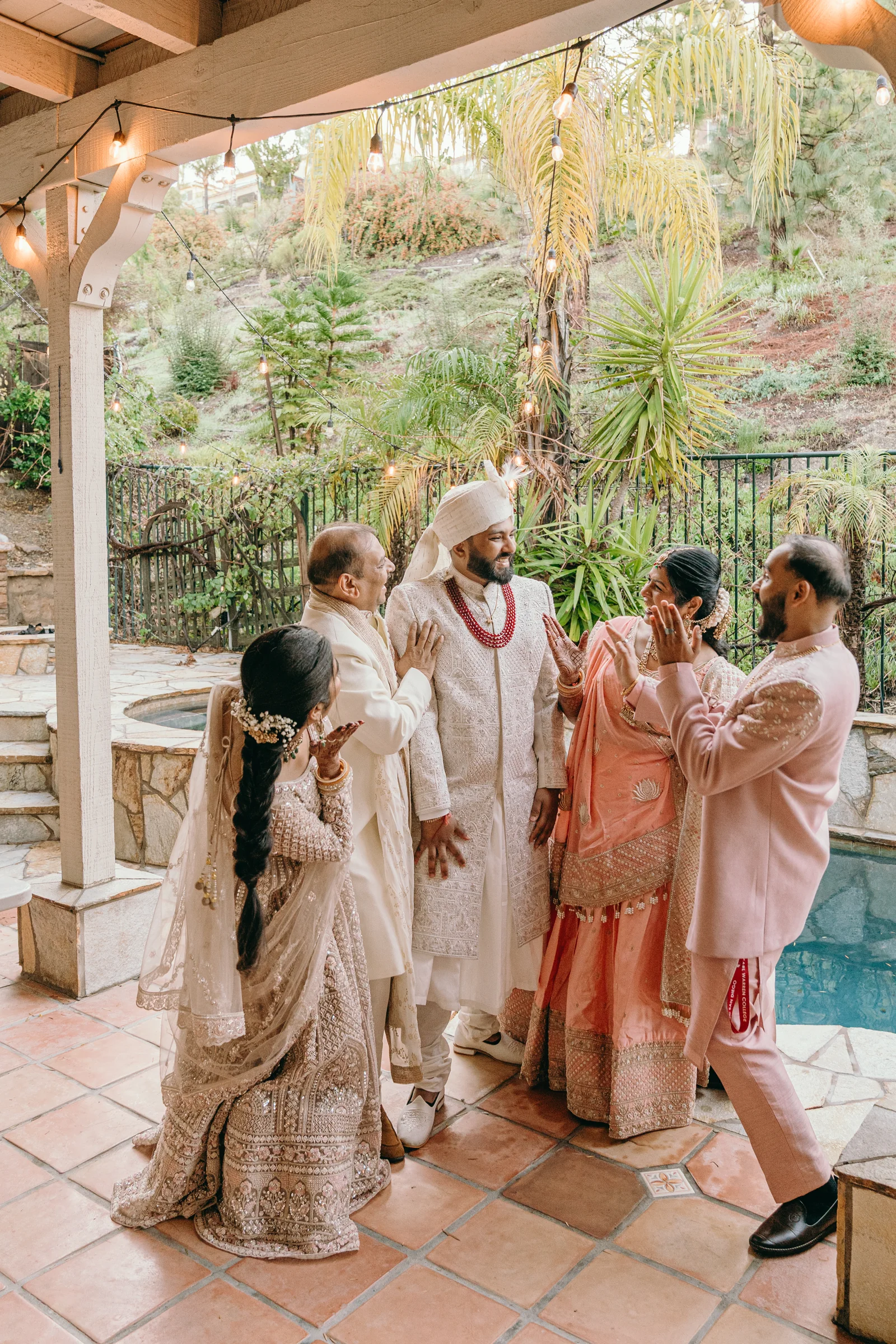 Priyanka & Mohit — family & arrival