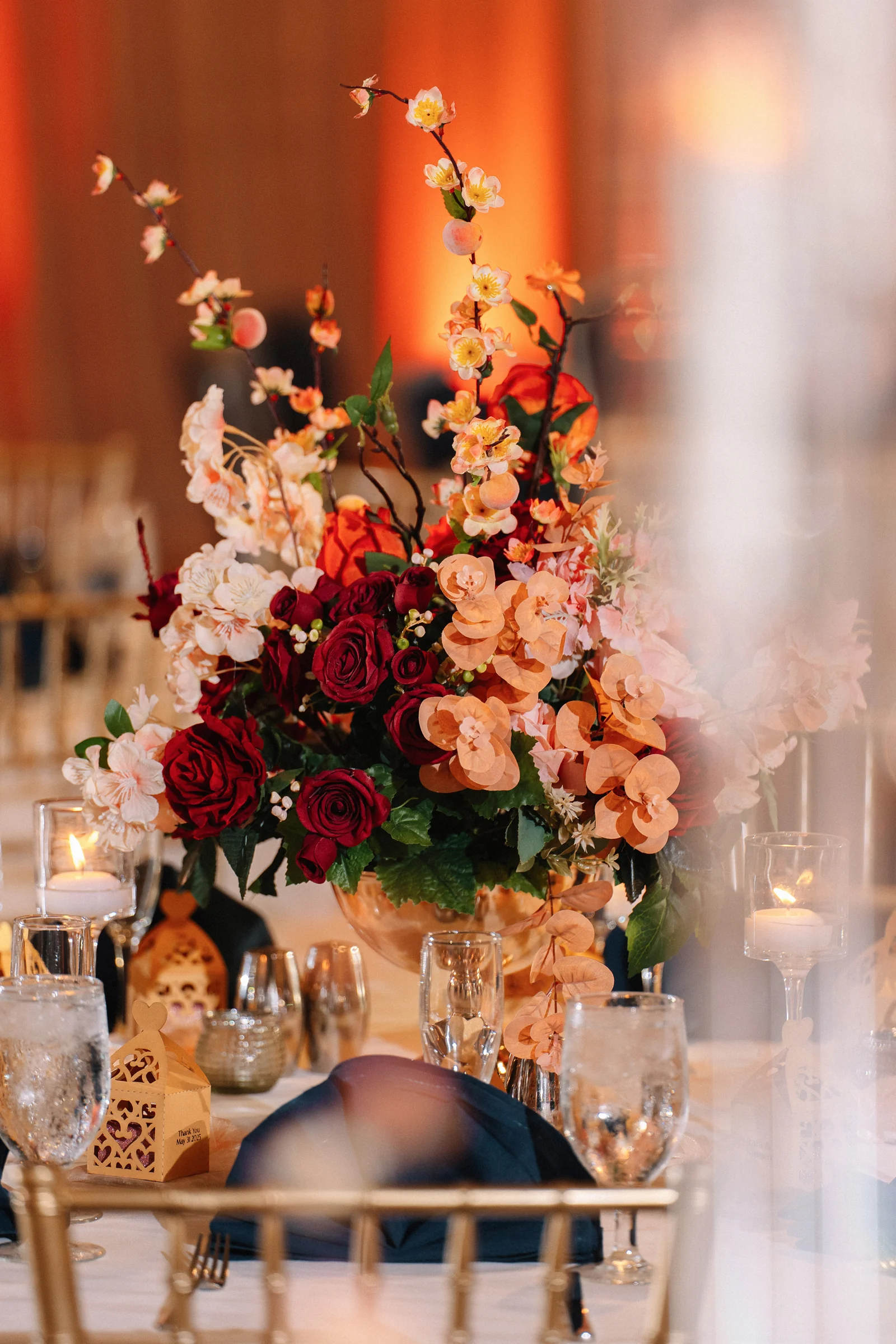 Rafa & Naveen — reception design
