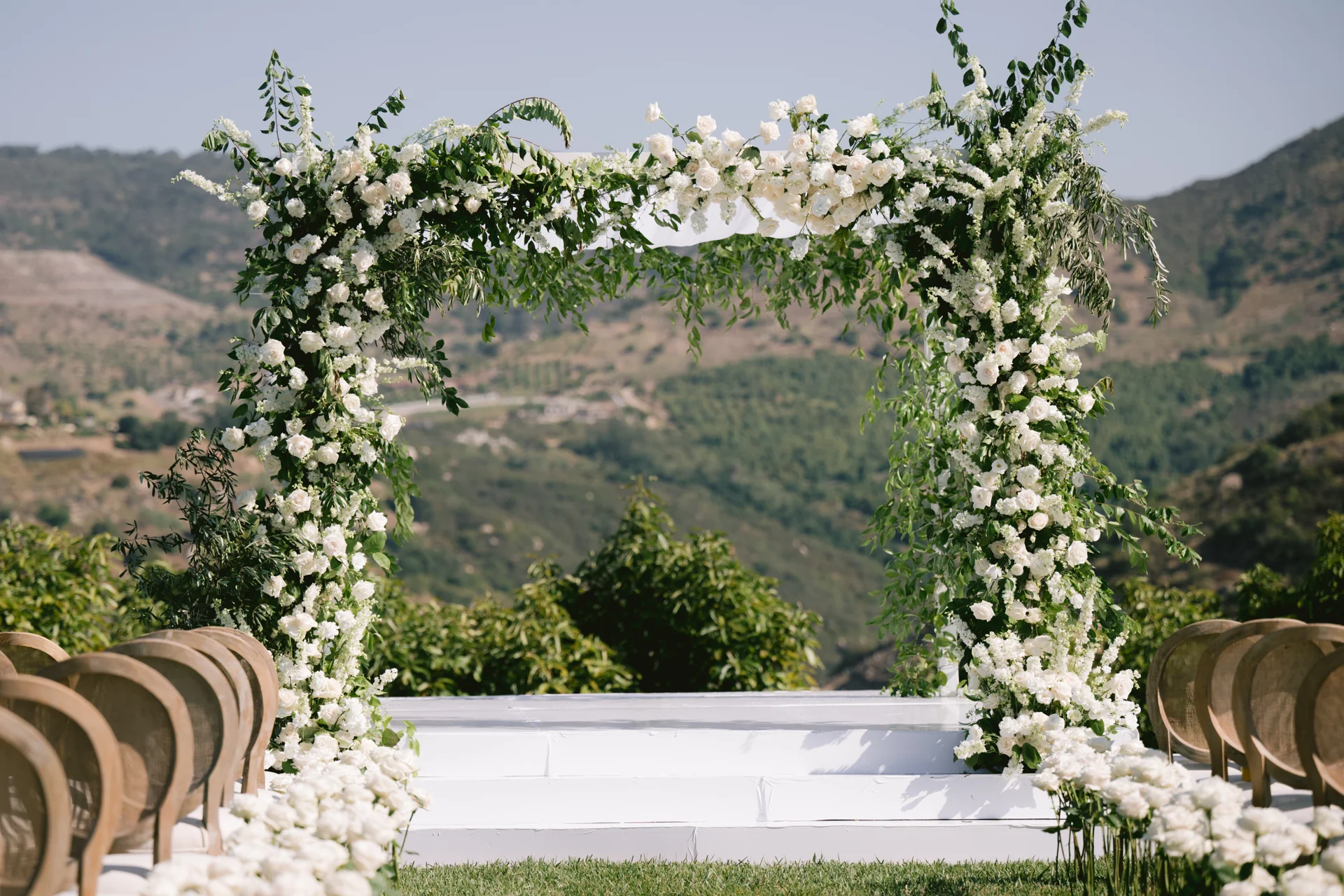 Reena & Zach — the ceremony setting