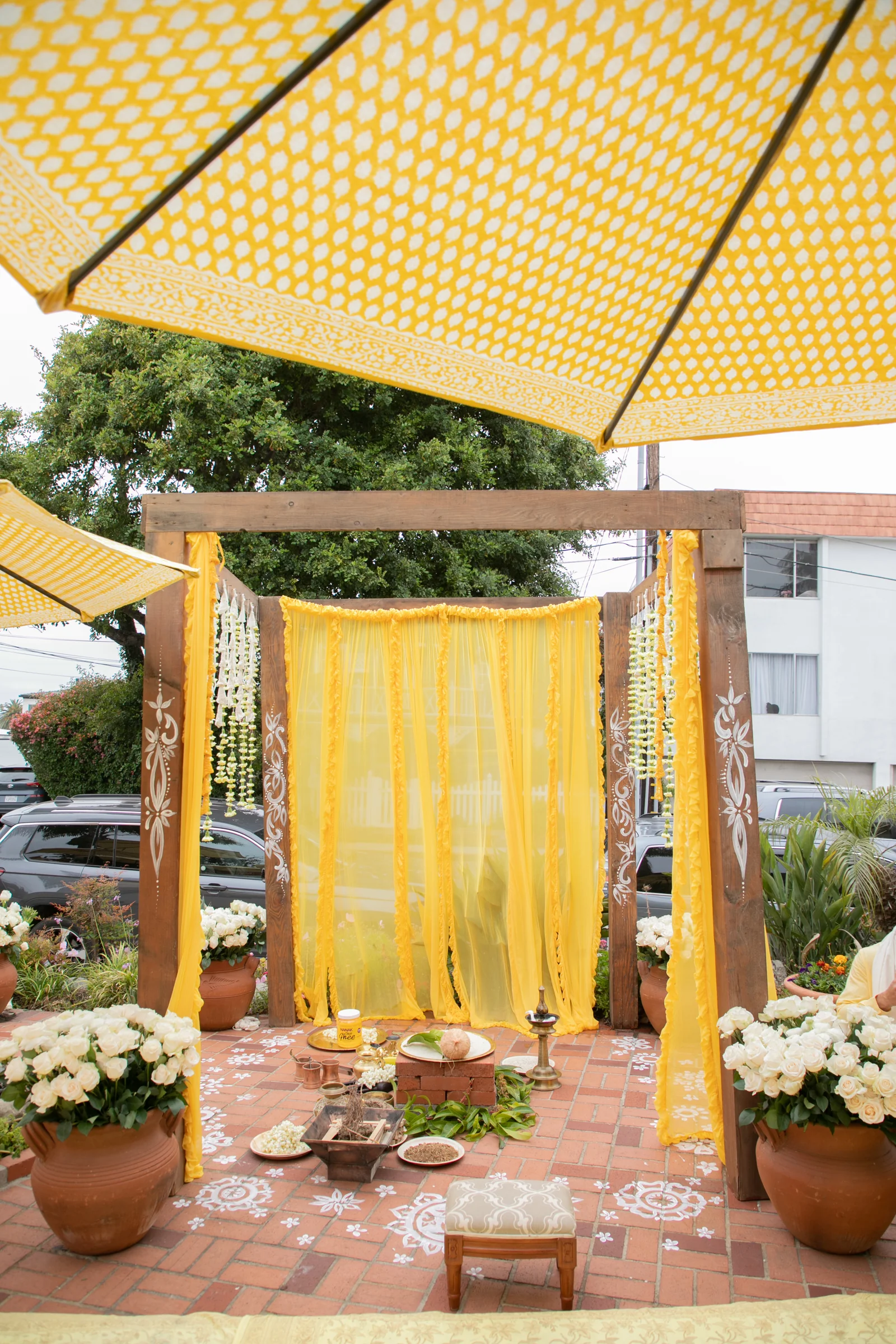 Shabhu & Ashish — haldi design