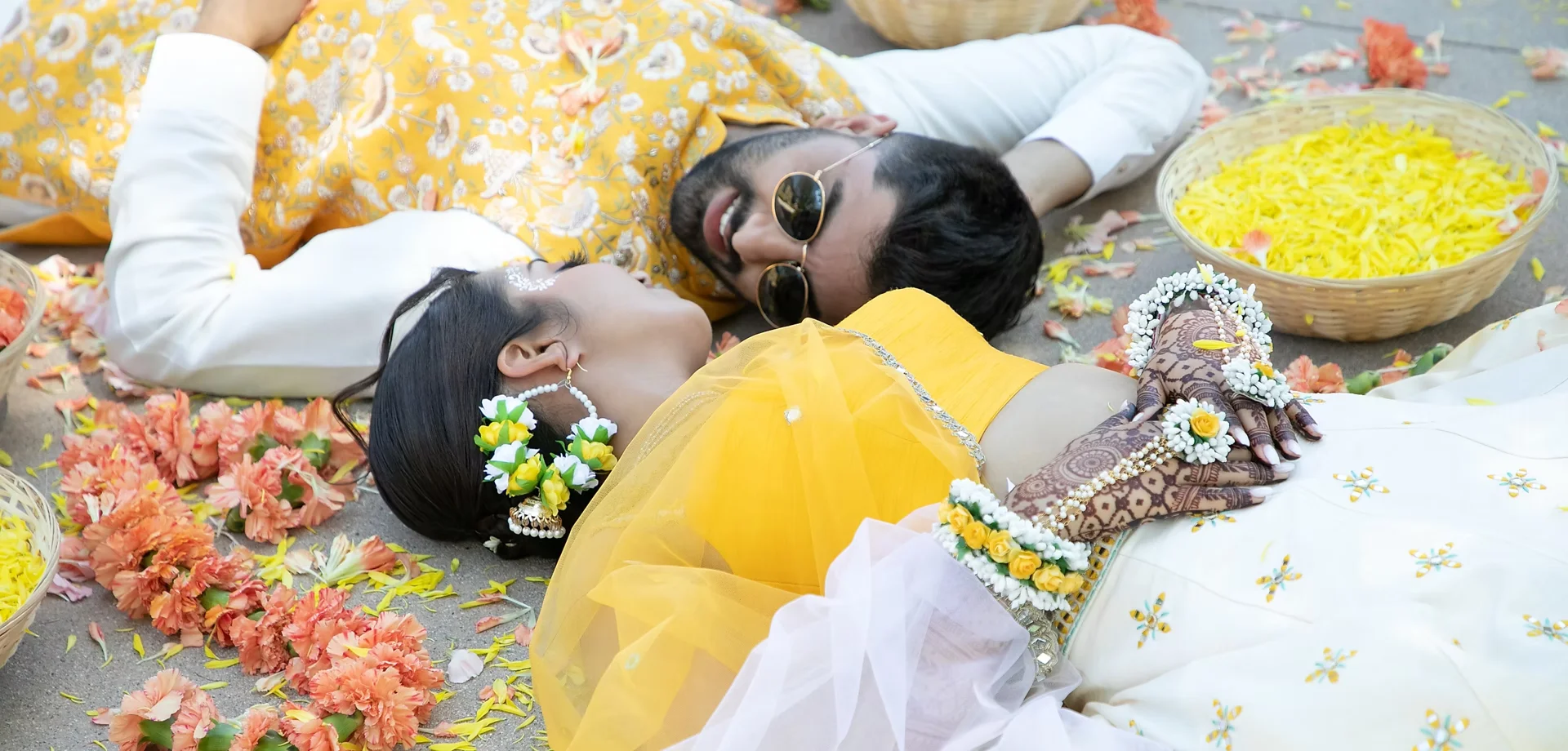 Avani & Abhi — haldi moment