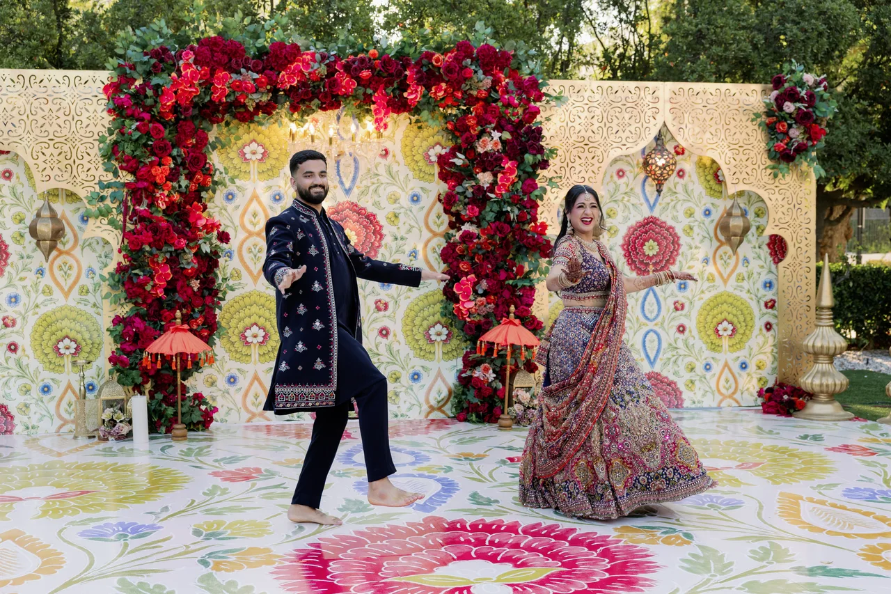 Mahima & Sarang — a moment from their celebration
