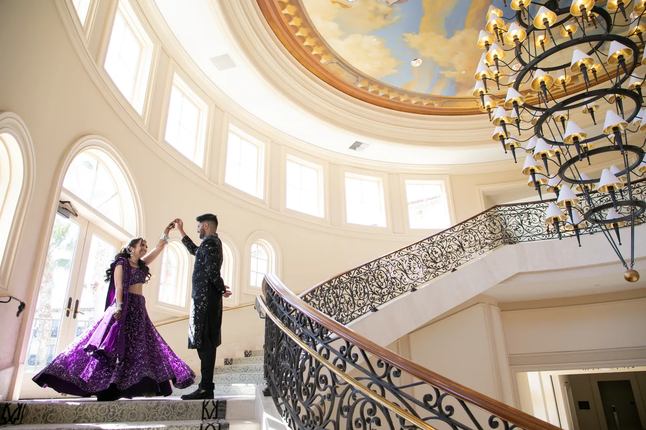 Avani & Abhi — a moment from their celebration