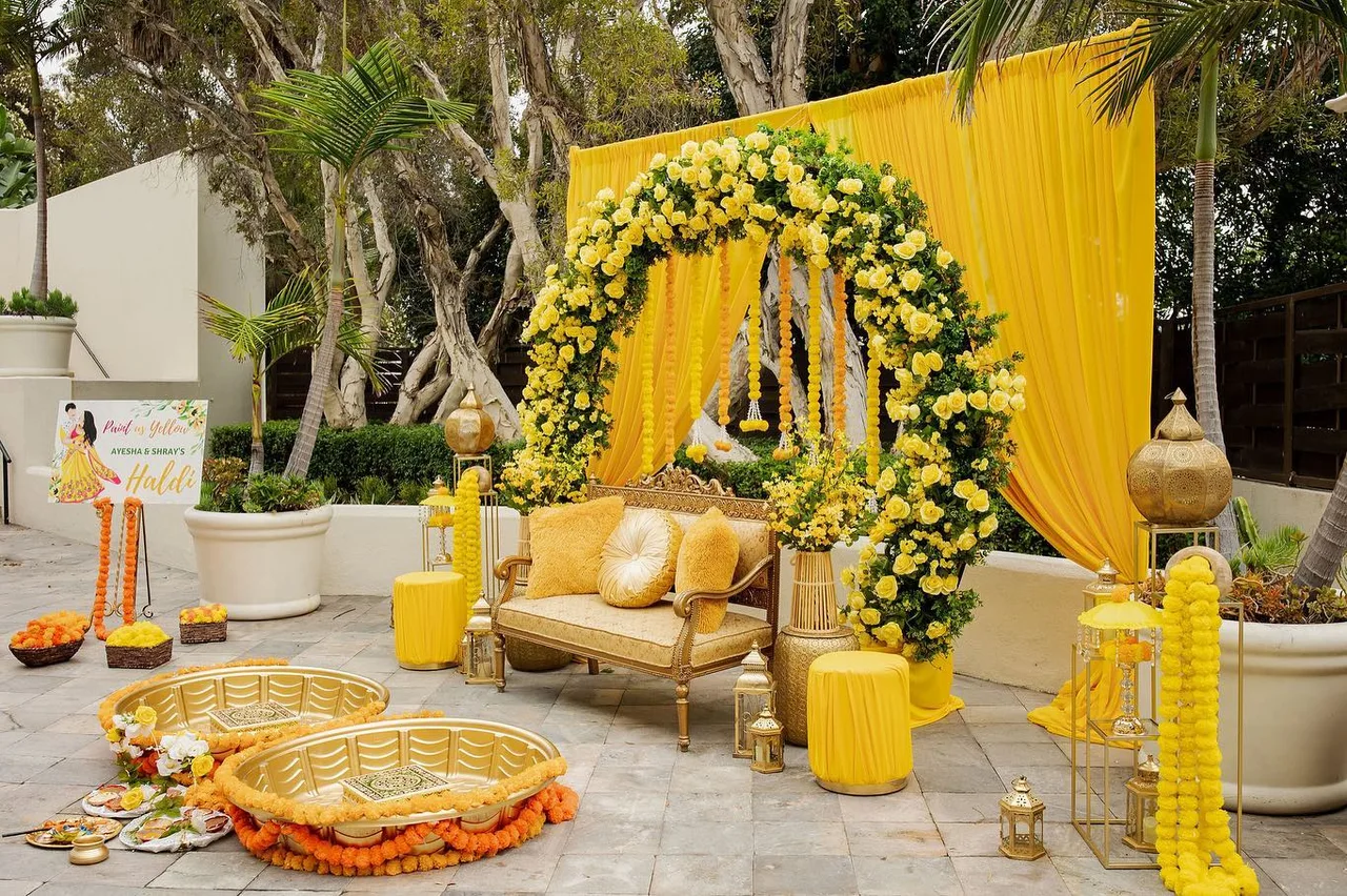 Ayesha & Shray — the setting