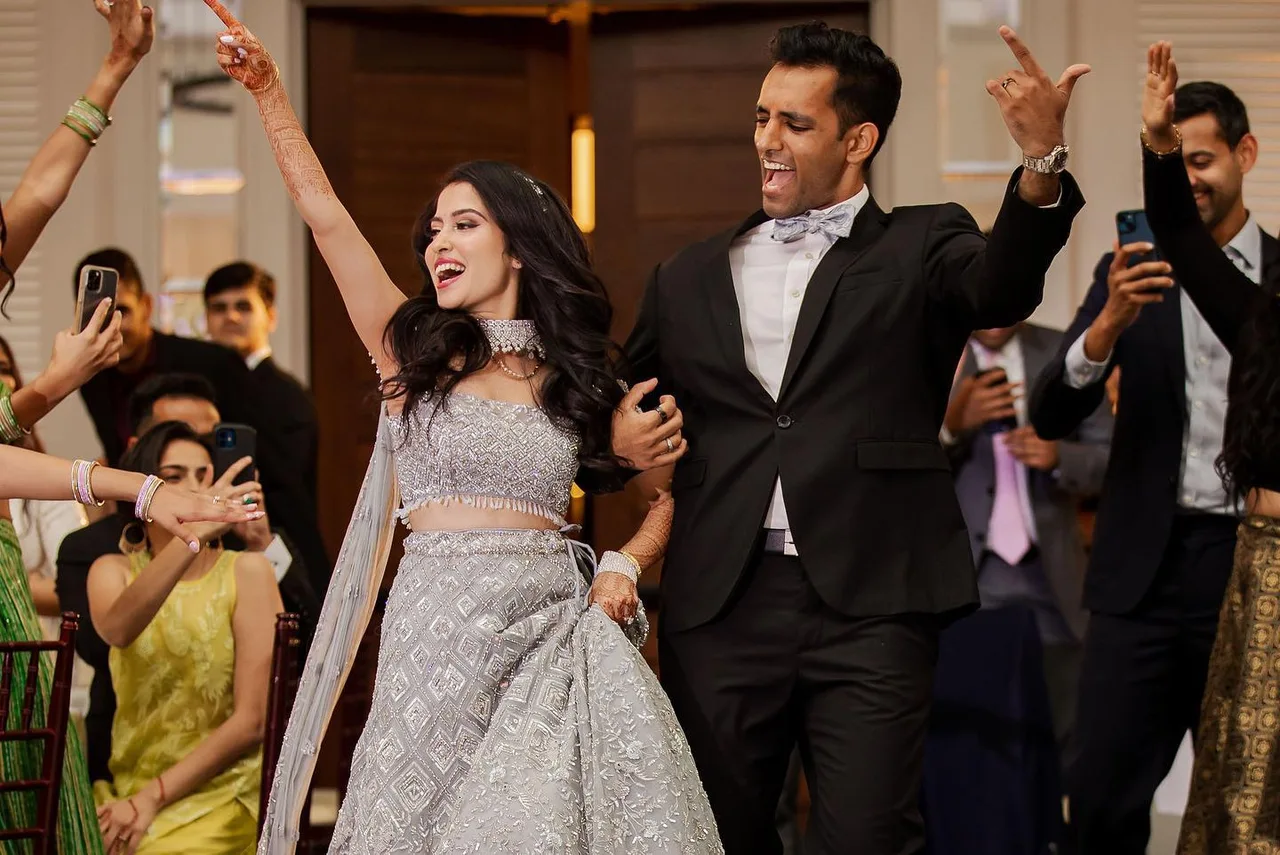 Ayesha & Shray — a moment from their celebration