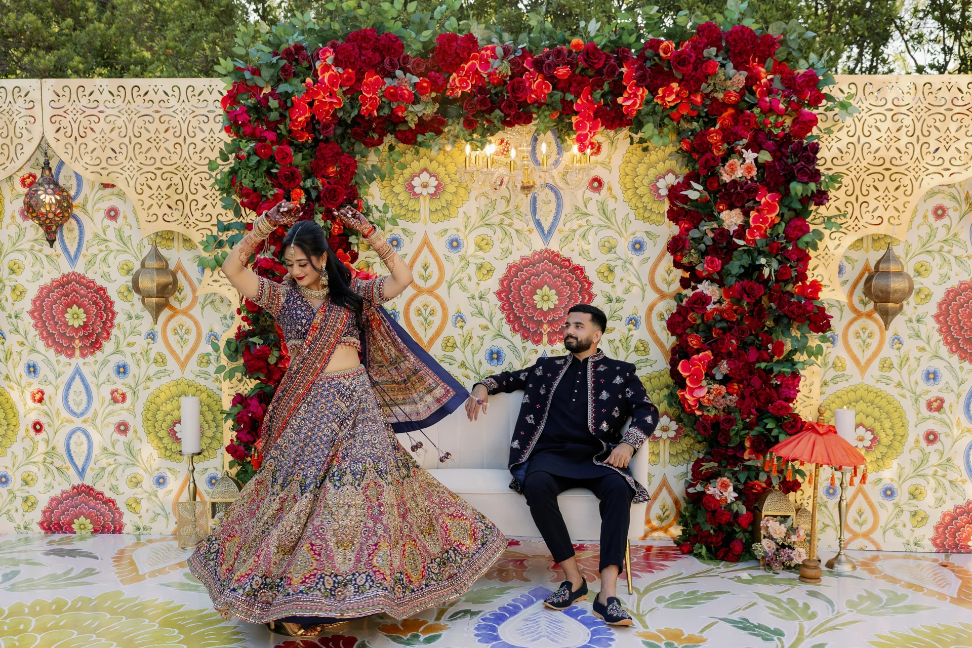 Mahima & Sarang — a moment from their celebration